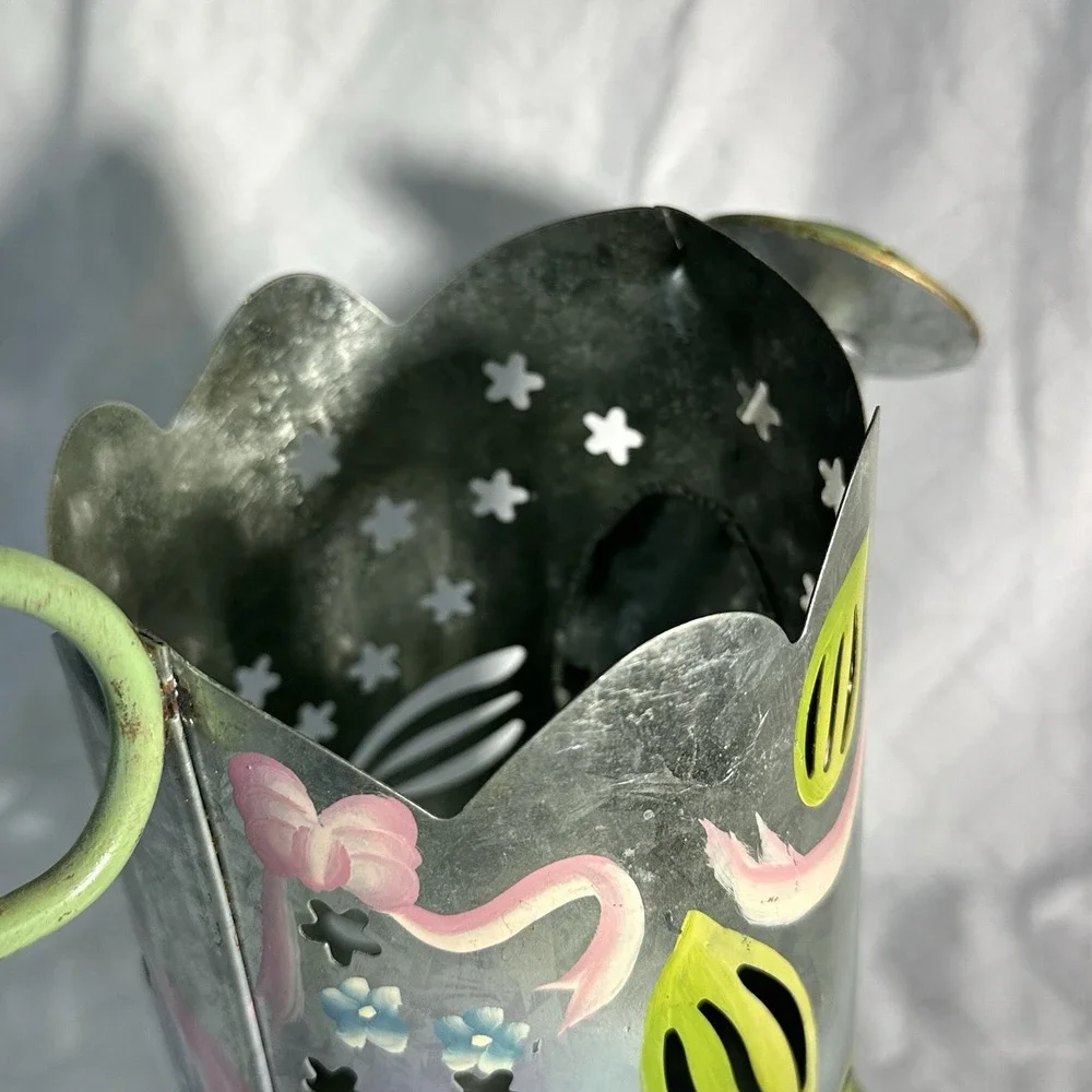 🌸 Partylite Lilac Watering‎ Can Candle Holder  - Retired